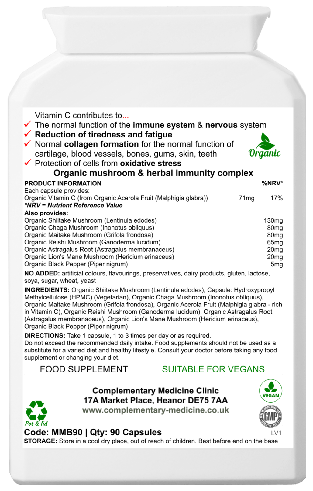 Organic Mushroom Complex