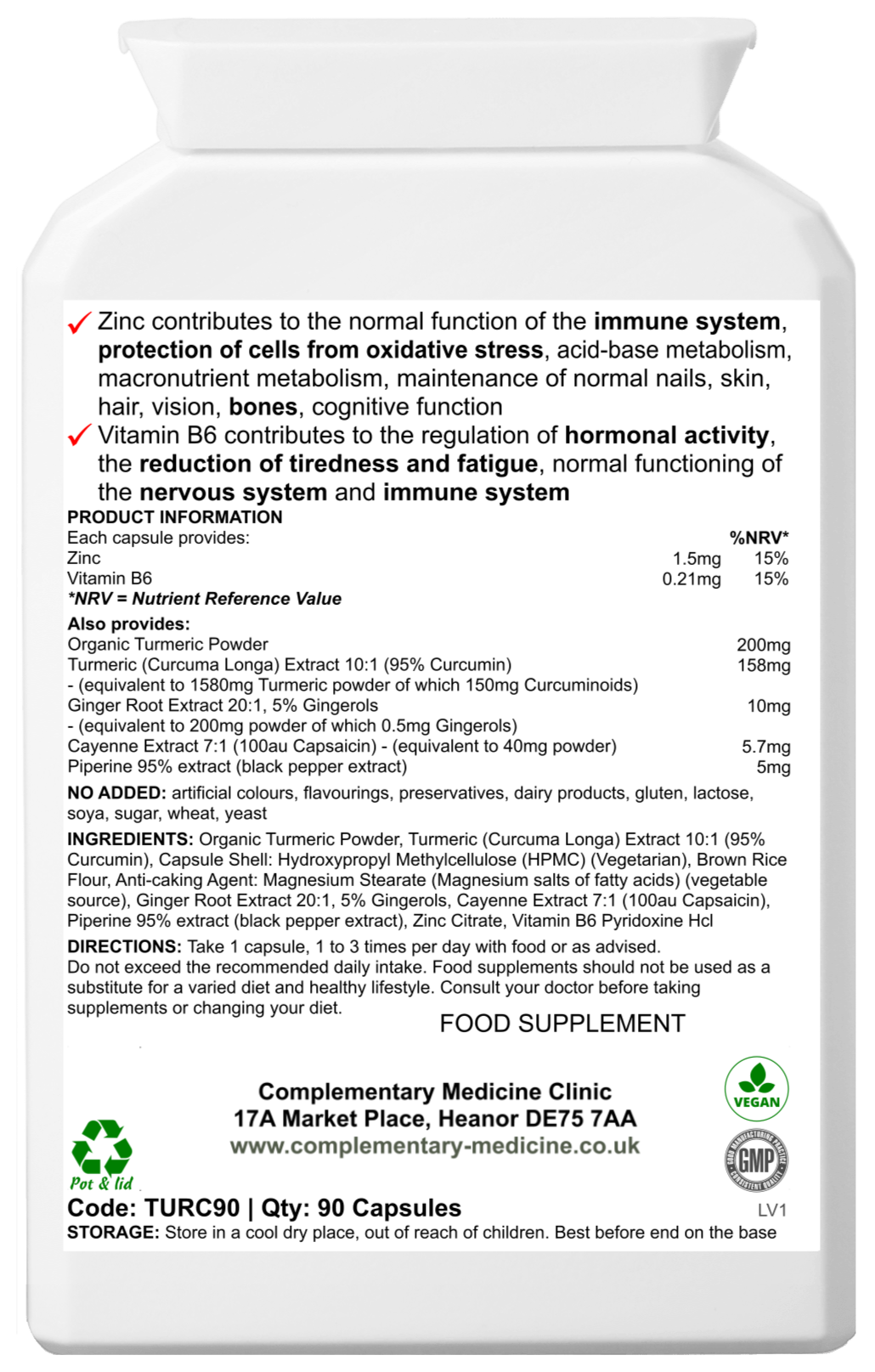 Organic Turmeric Complex