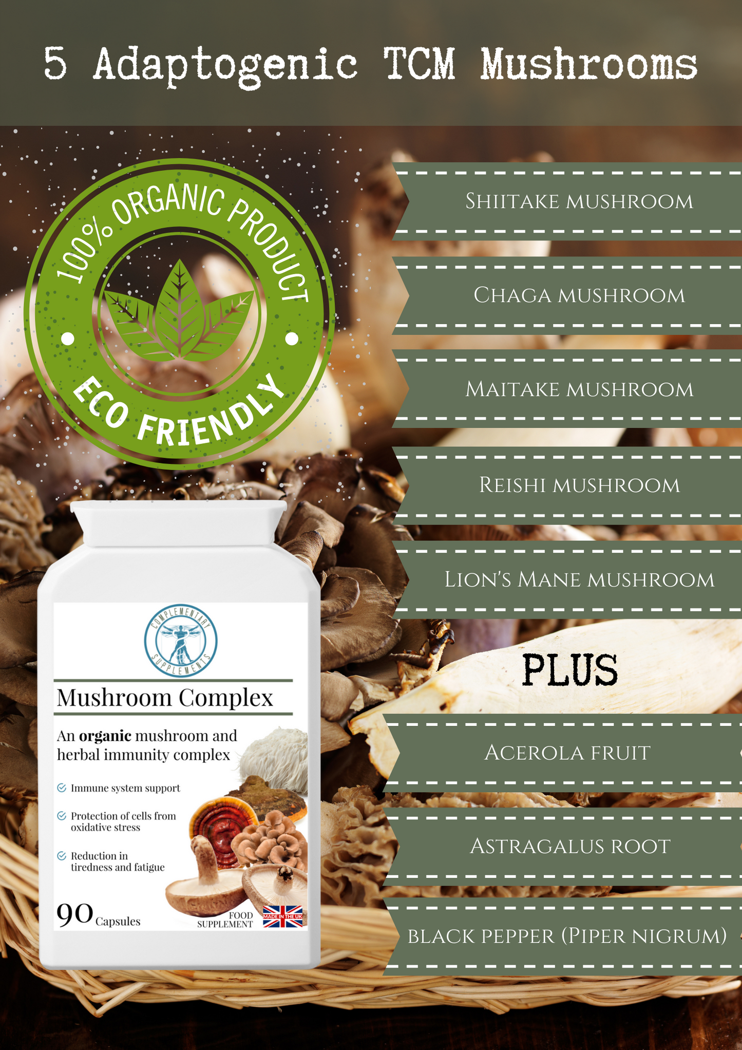 Organic Mushroom Complex