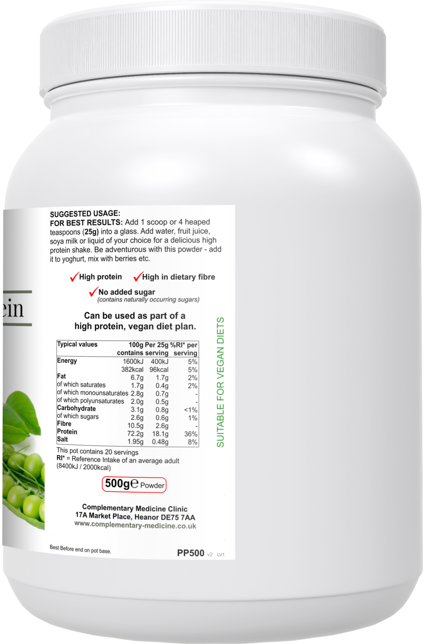 BodyFuel Pea Protein