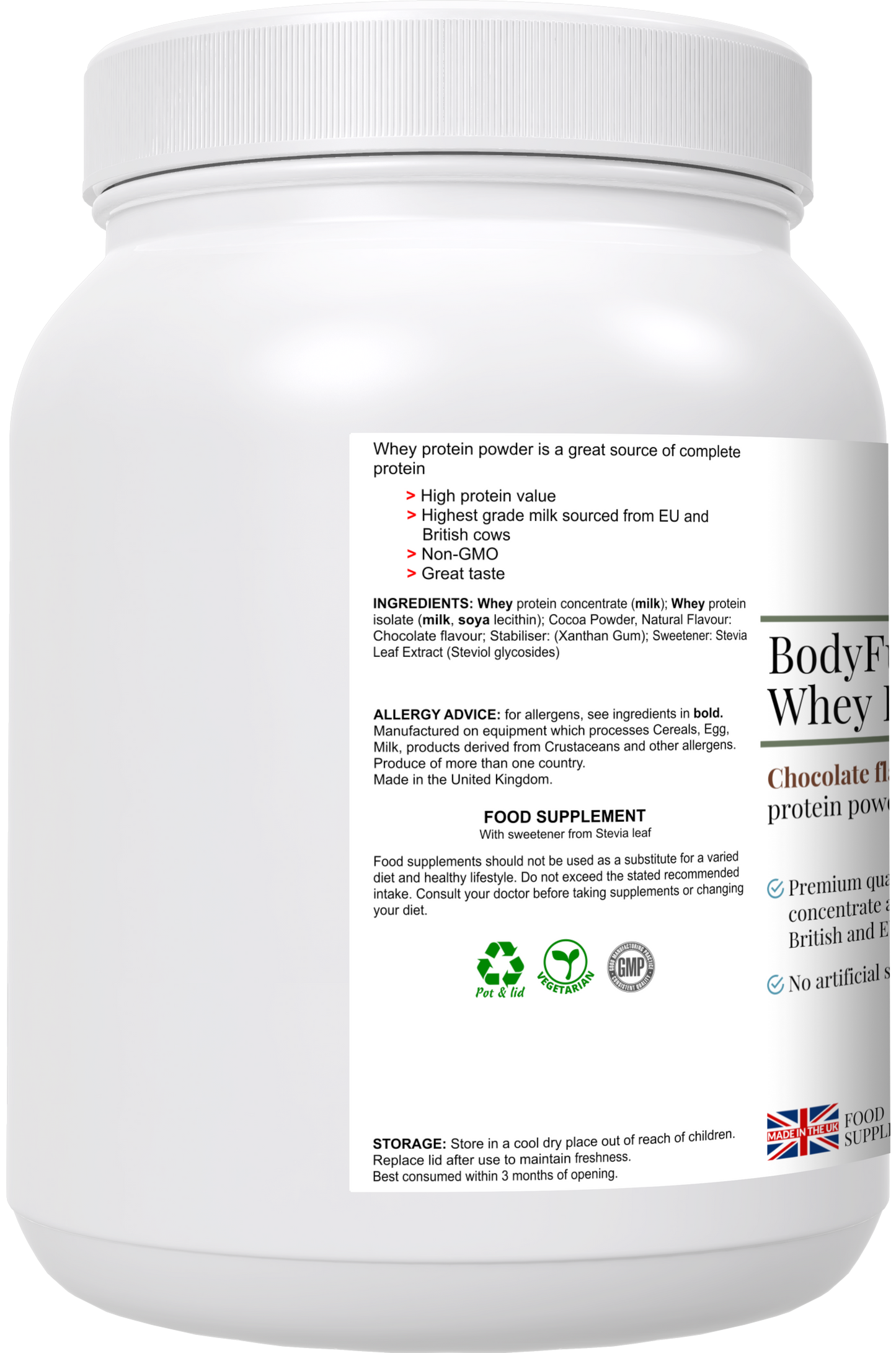 BodyFuel Whey Protein- Chocolate
