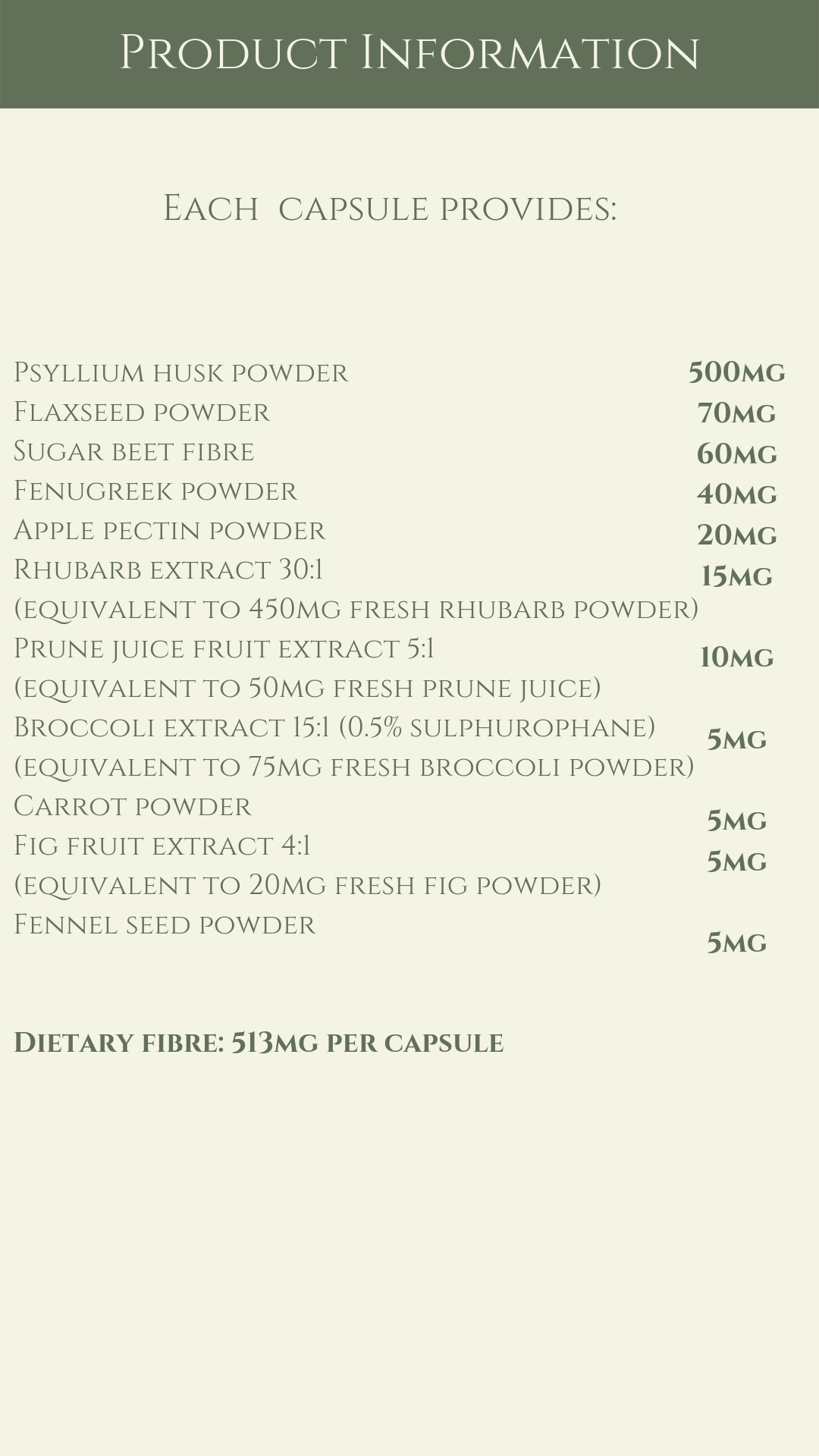 Complete Fibre Complex
