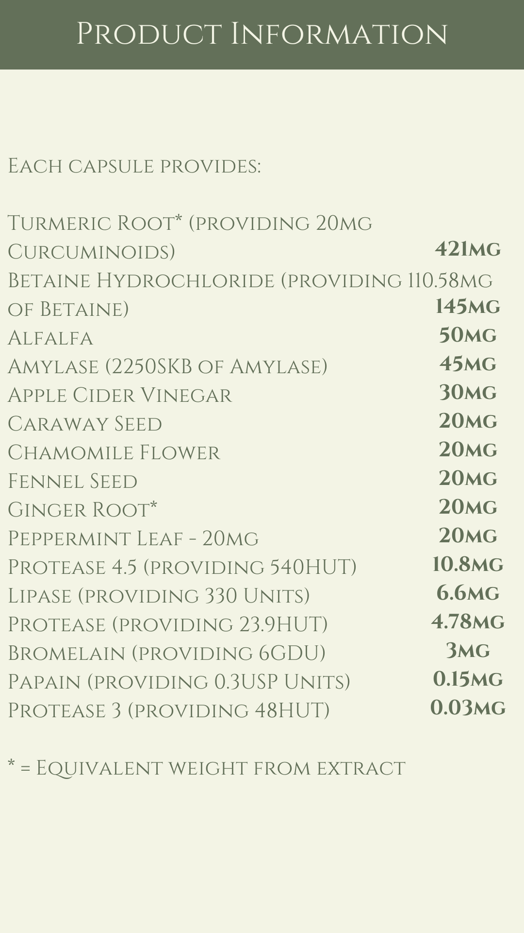 Digestive Enzyme Complex