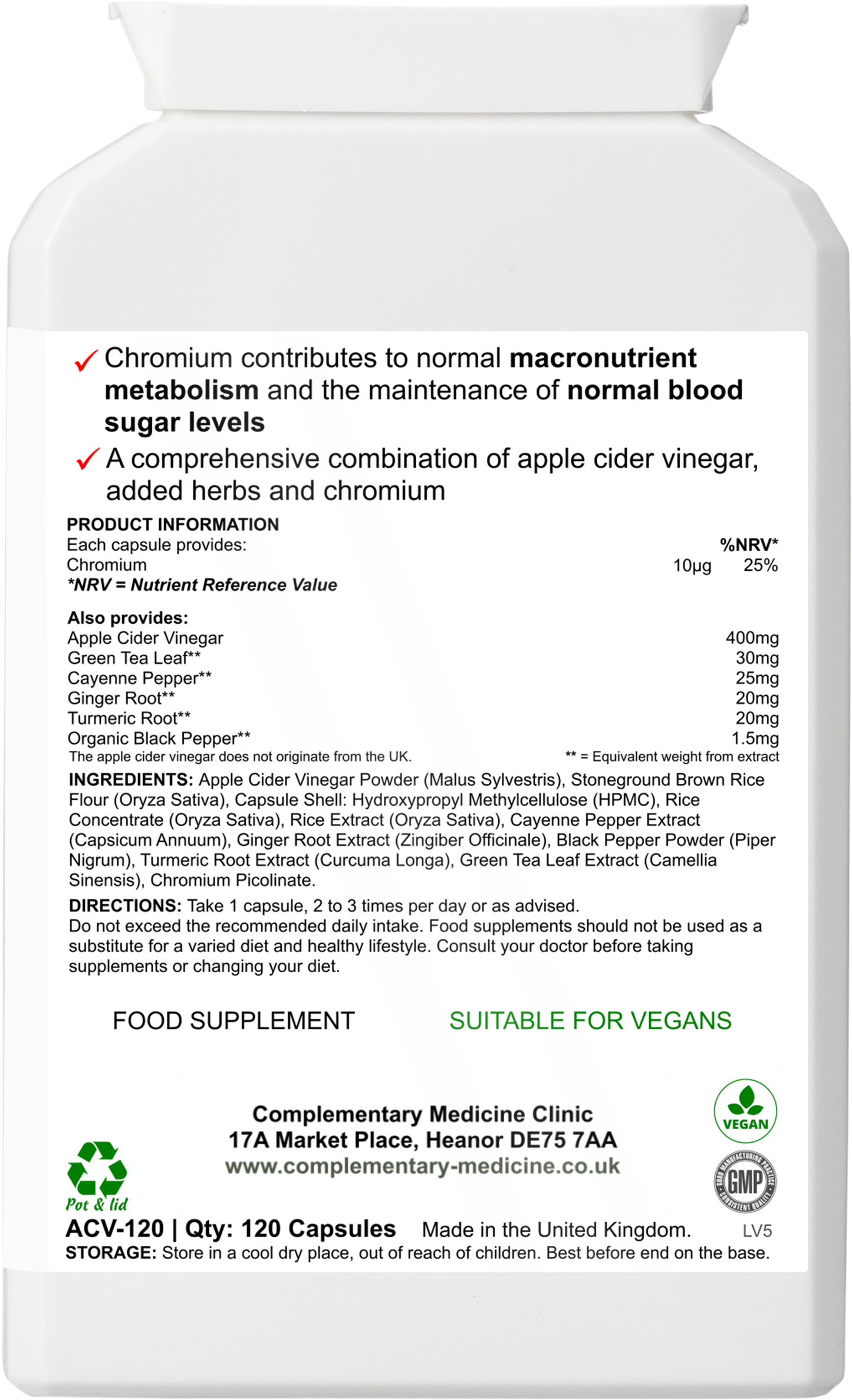 Apple Cider Vinegar Complex