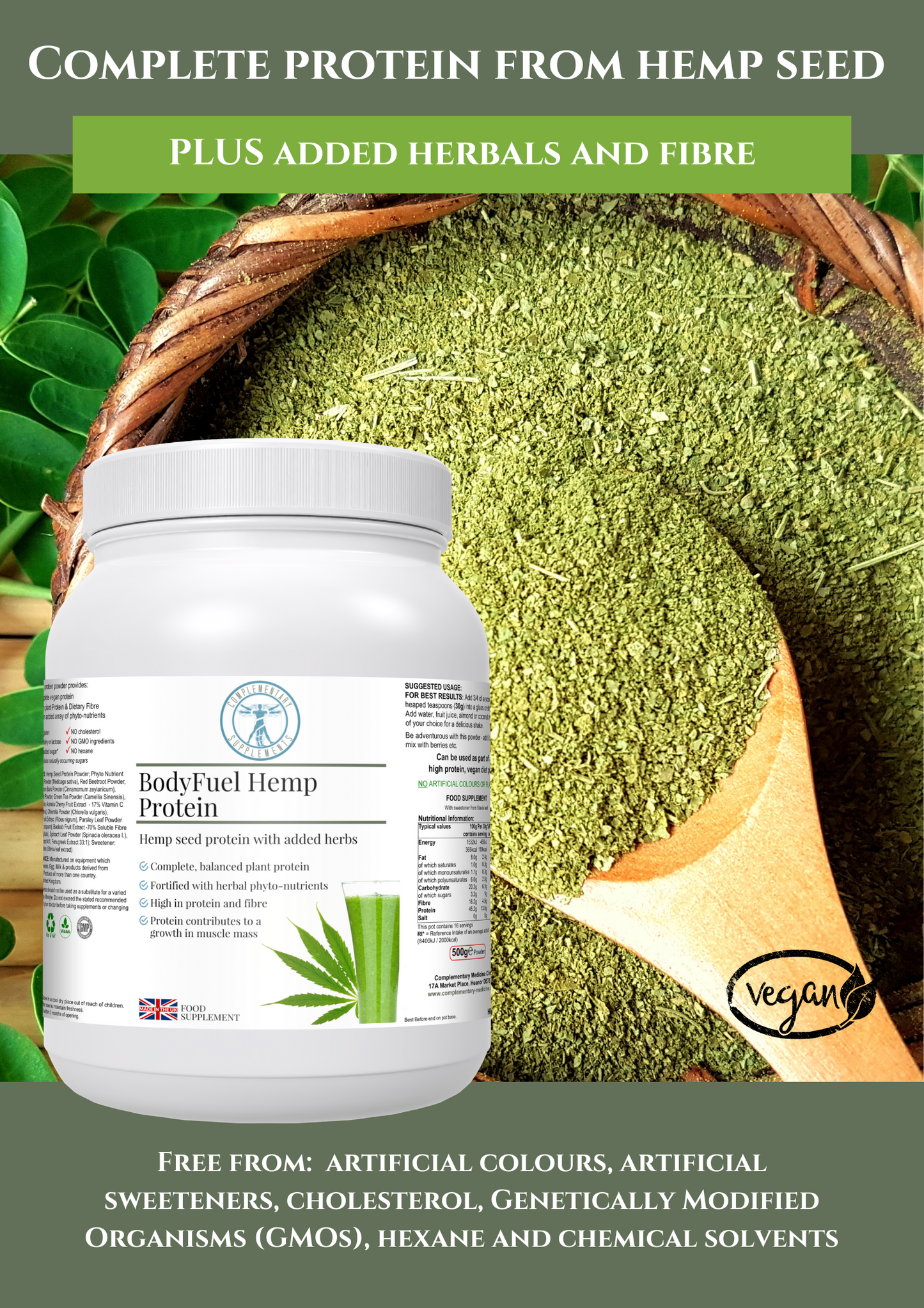 BodyFuel Hemp Protein