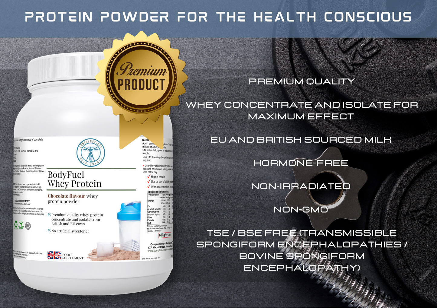 BodyFuel Whey Protein- Chocolate