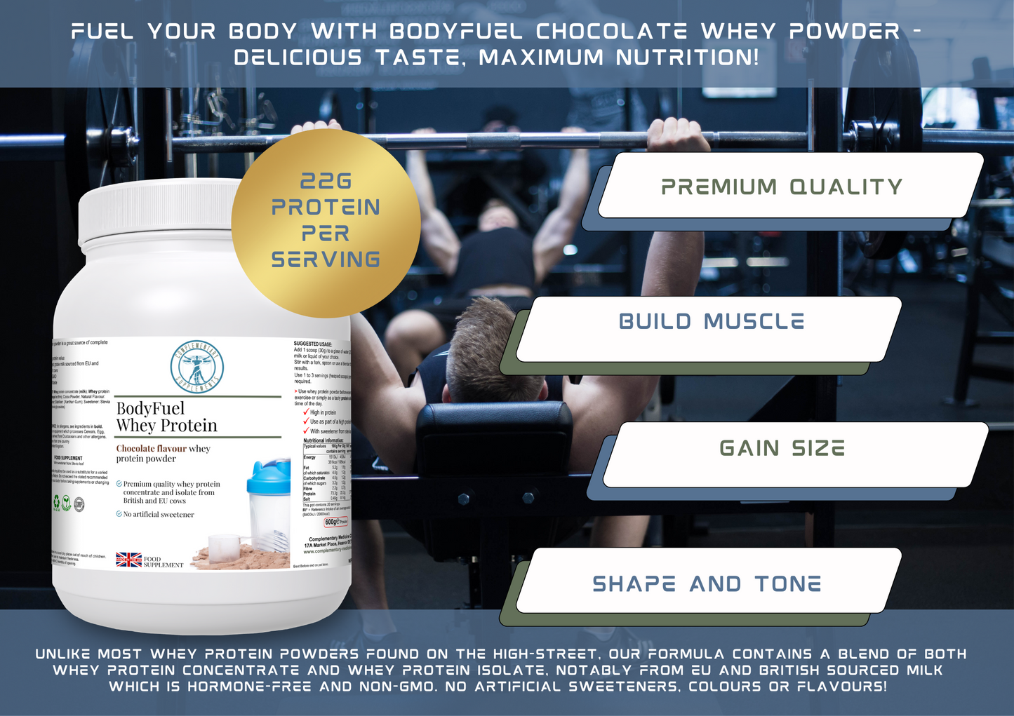 BodyFuel Whey Protein- Chocolate
