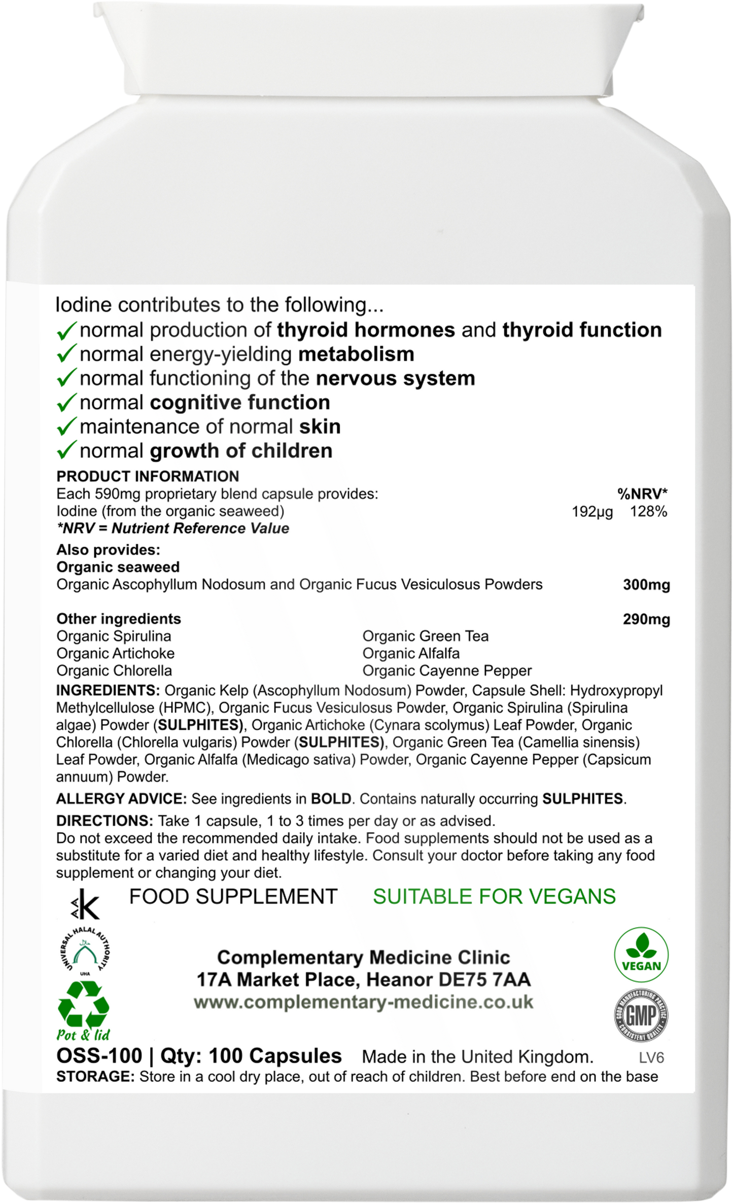 Organic Seaweed Complex